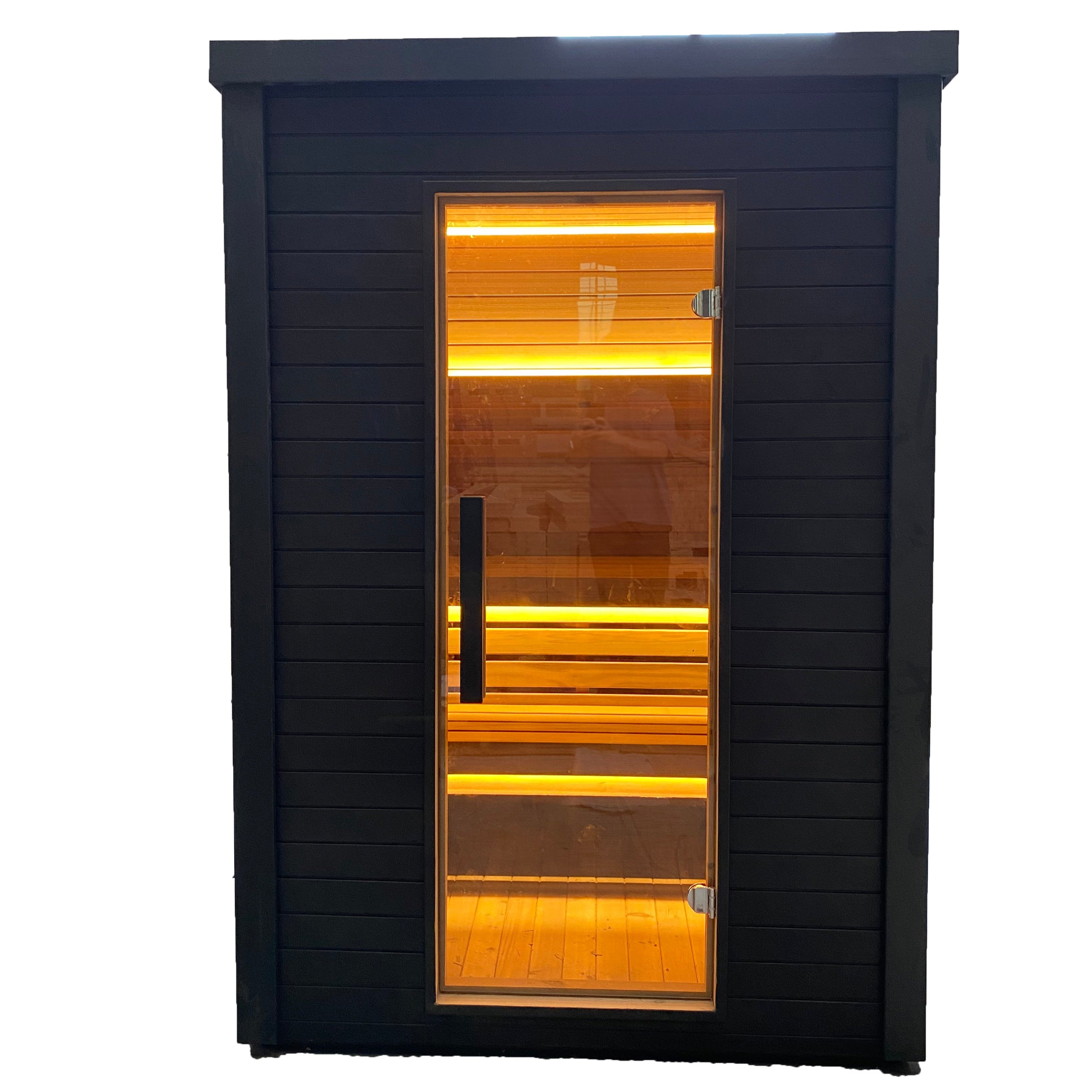 Black Cabin 2-3 Person Traditional Sauna
