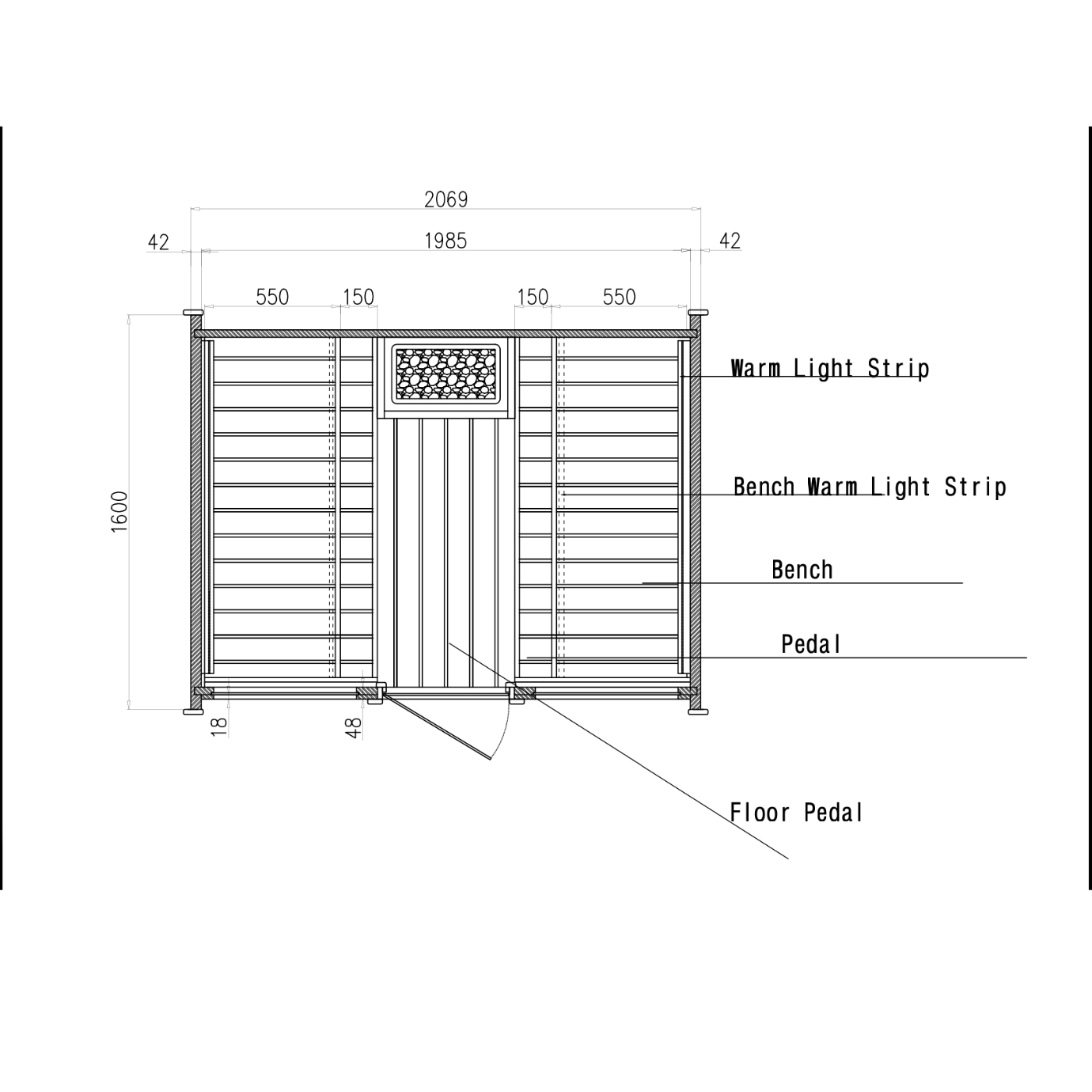 EPOCH 4 - 4 Person Outdoor Traditional Sauna