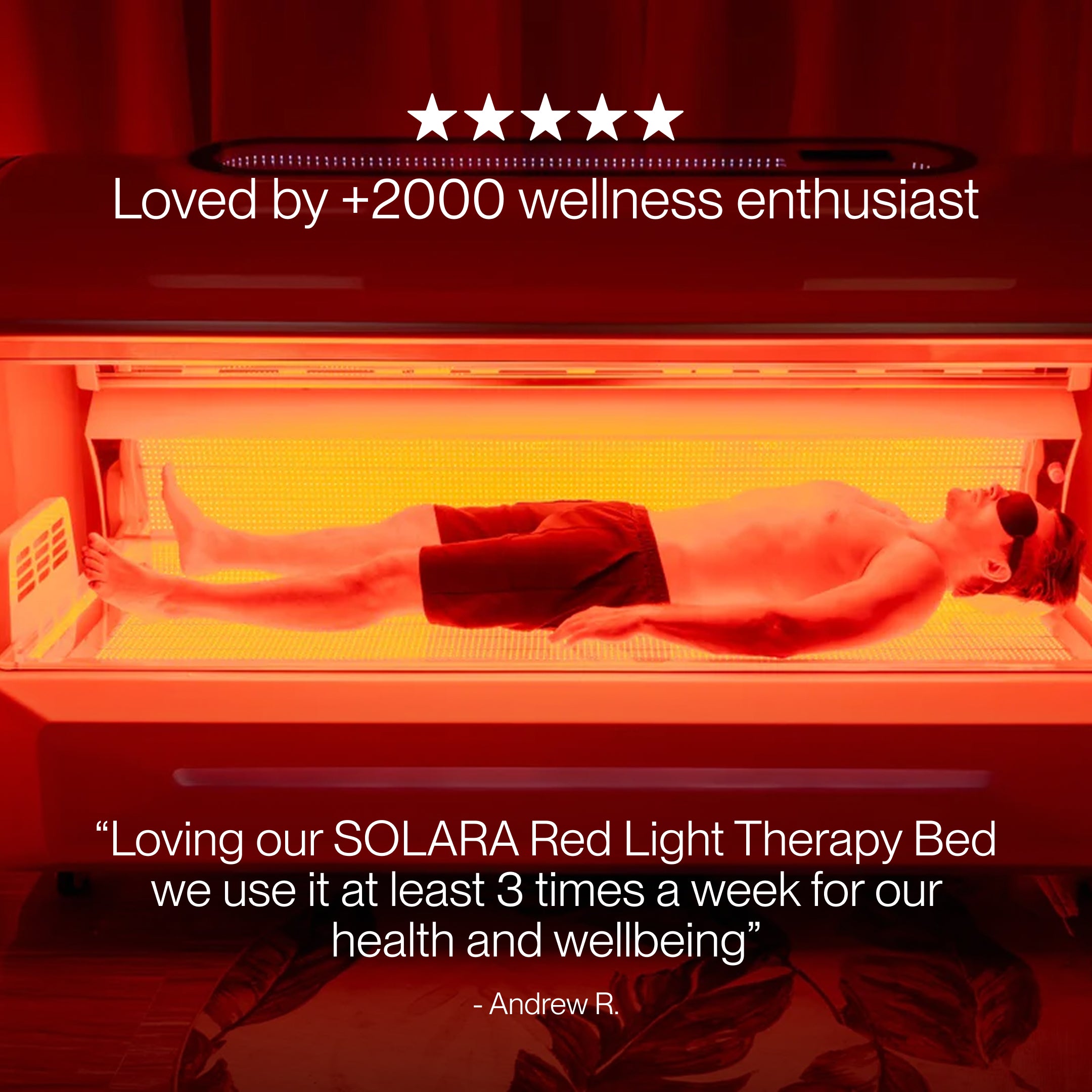 SOLARA – Full-Body Red Light Therapy Bed