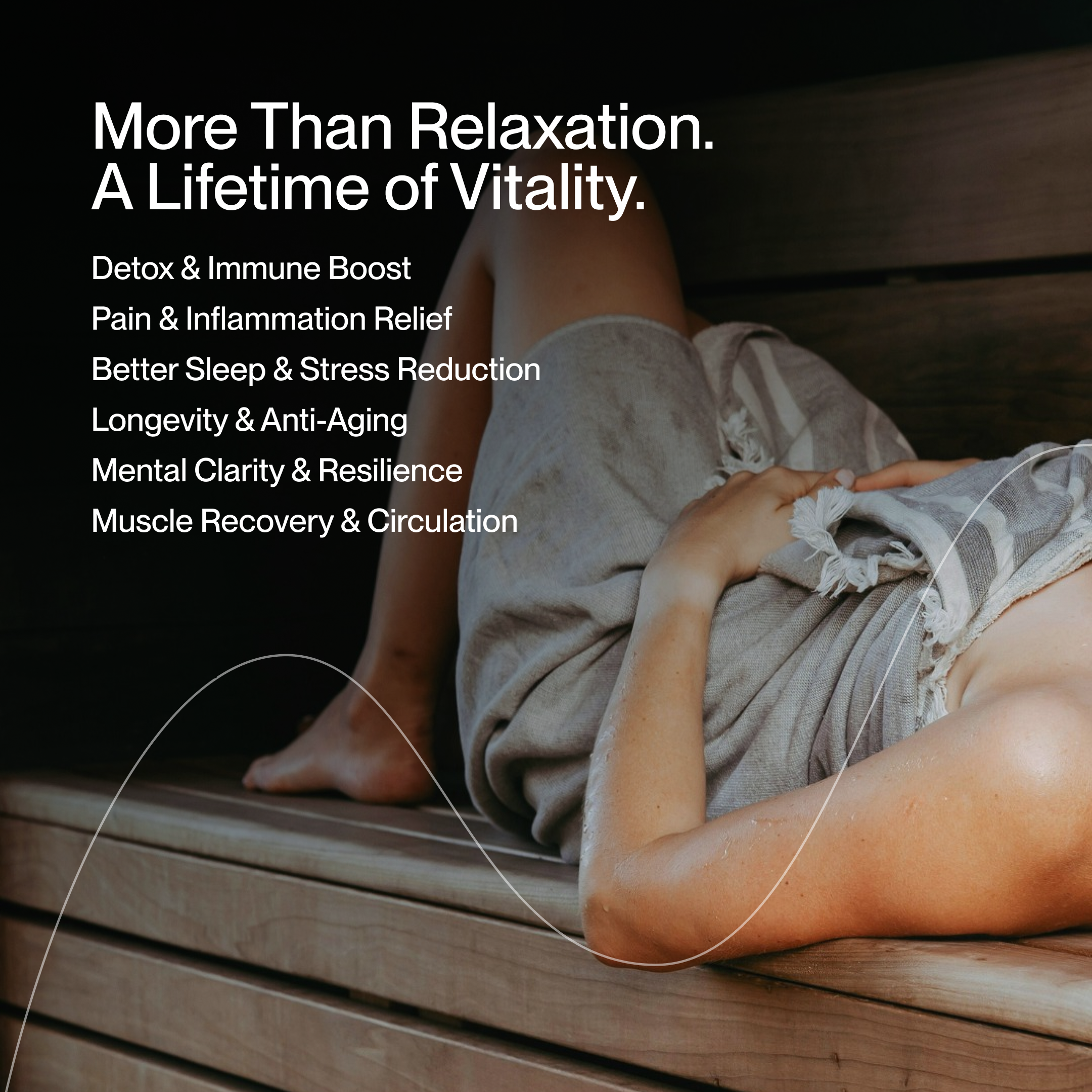 HUT 3 – 3 Person Outdoor Traditional Sauna